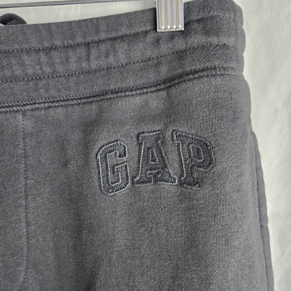 Gap Fleece Joggers Womens Small Black Sweatpants Athleisure Loungewear Neutral - Picture 3 of 7